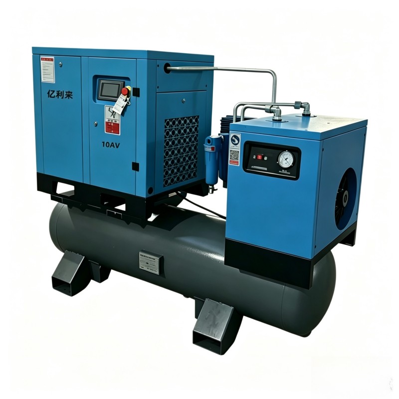 Compresseur d'air haute pression 4 en 1 à vitesse fixe de 7,5 kW